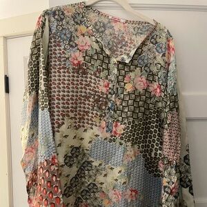 Johnny Was- Silk Blouse